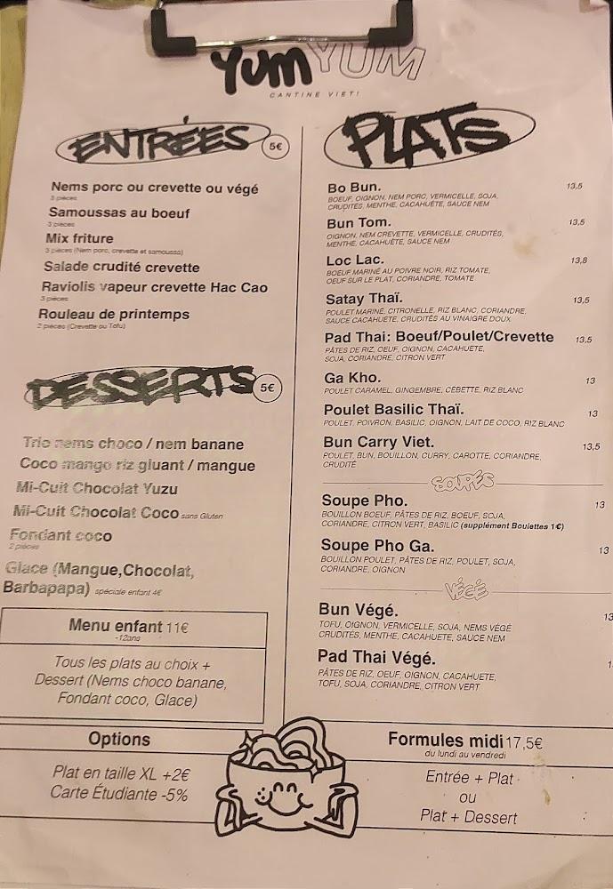 Yum Yum Royale Nantes - Menu Image 1