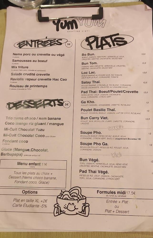 Yum Yum Royale Nantes - Menu Image 2