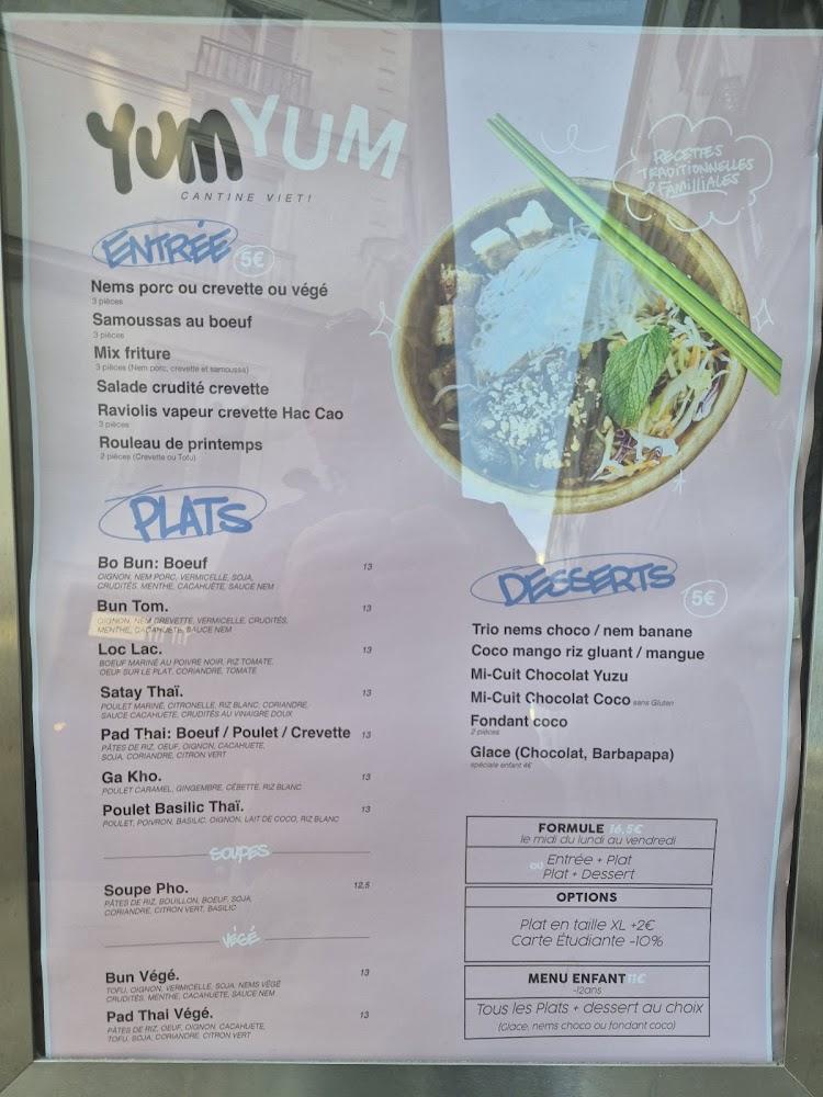 Yum Yum Royale Nantes - Menu Image 3